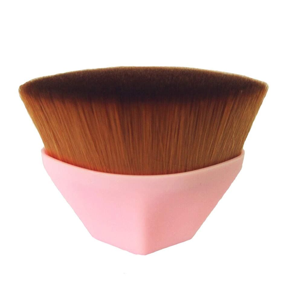 Makeup Brushes Magic Brush Seamless Foundation Brush Hexagon Single Diamond Makeup Brush Blending Face Powder Blush Eyeshadow Makeup Brush (Color : Pink)