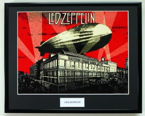 LED ZEPPELIN/PROMO PIC,FRAMED PHOTO