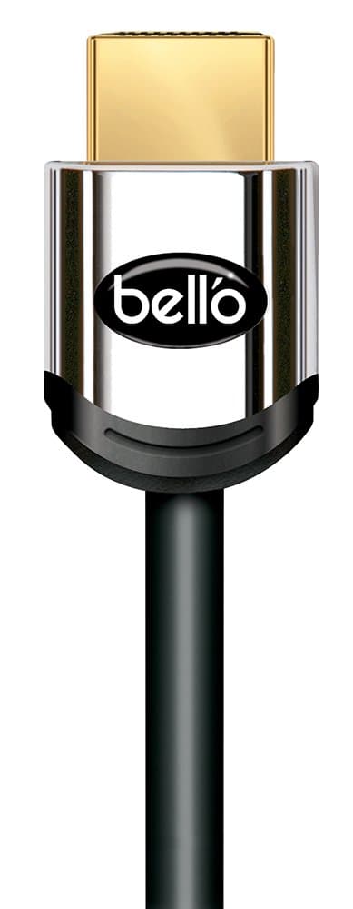 Bell'O Digital HD3102-N High Speed HMDI Thin Cable with Ethernet, 6.56 Feet (2 Meters)