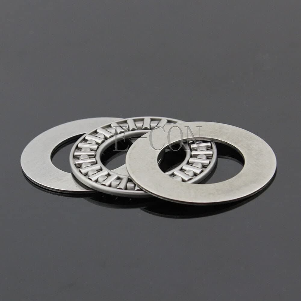 1/2/10/50pcs 2035 Thrust Needle Roller Bearing with Two Washers 20mm X 35mm X 2mm - (Outer Diameter: 35mm/ Inner Diameter: 20mm/ Number of Pcs: 2Pcs)