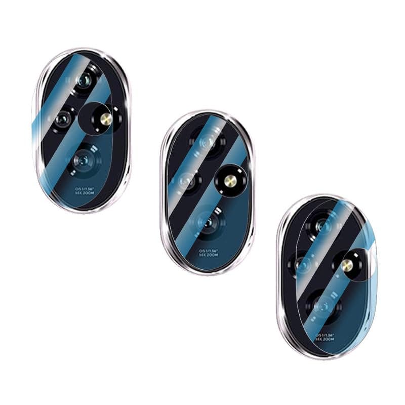 Pack of 3 | 9H Flexible Back Camera Lens Protector Screen Guard for Honor 200 5G (Not a Tempered Glass)