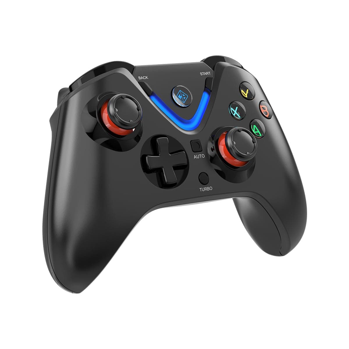 Cosmic Byte ARES Wireless Controller for PC, Magnetic Triggers, Accurate Joysticks, Dual Vibration, Backit LED Buttons, USB Extension Cable (Black)