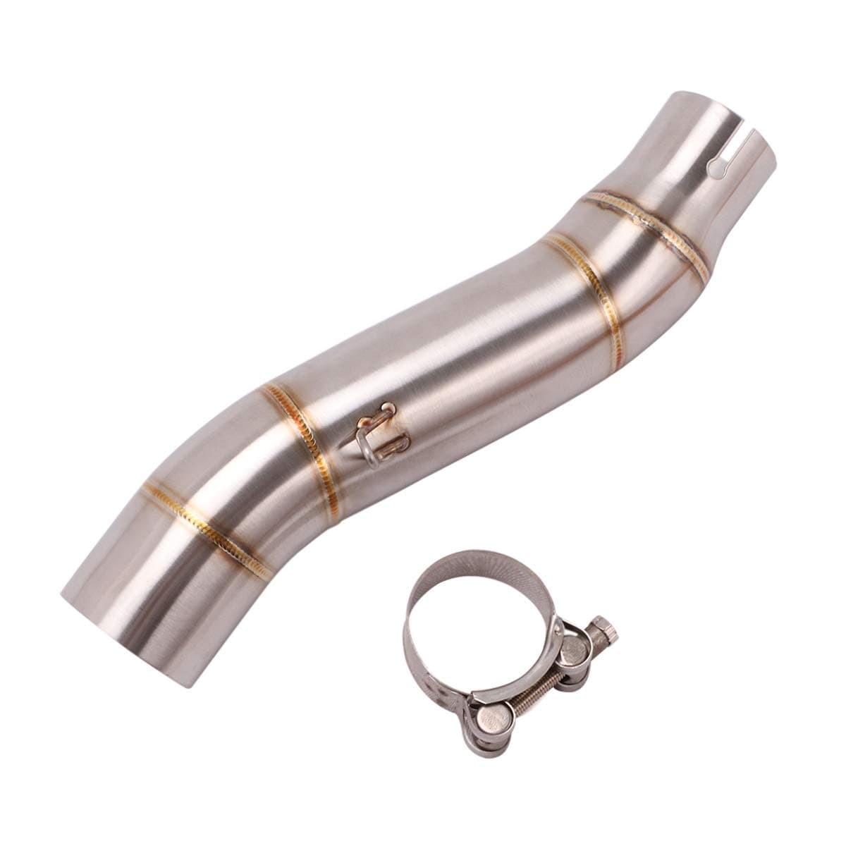 ISTUNT Motorcycle Modified Exhaust System Slip on Middle Link Pipe for CBR300 CB300F CB300R 2008-2017