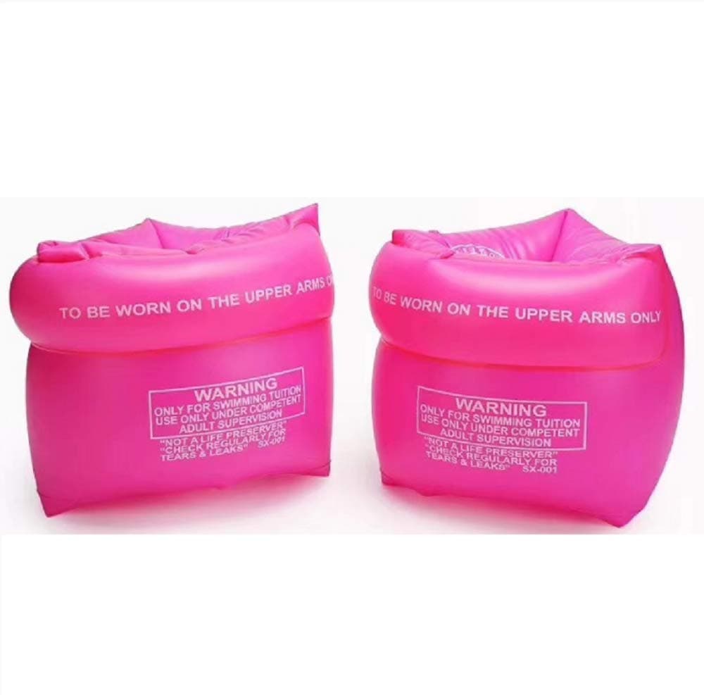 Eidyer Inflatable Swim Armbands, 2-PACK, Float Roll up Sleeves for Children Adult Kids learning Swimming, Float Swimming Ring for Children and Adults