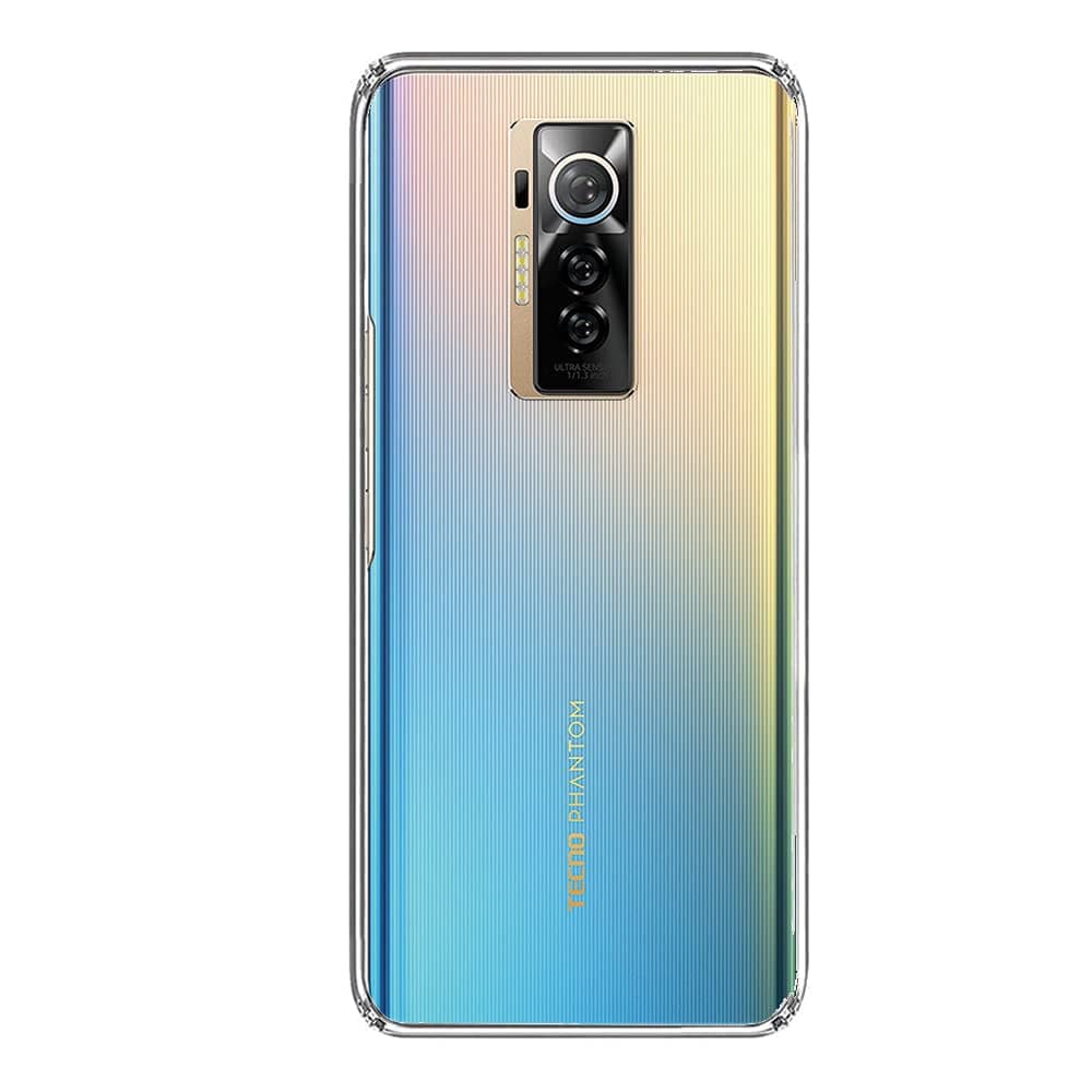 Back Cover for Tecno Phantom X Back Cover | Slim Soft Back Case for Tecno Phantom X (Transparent)