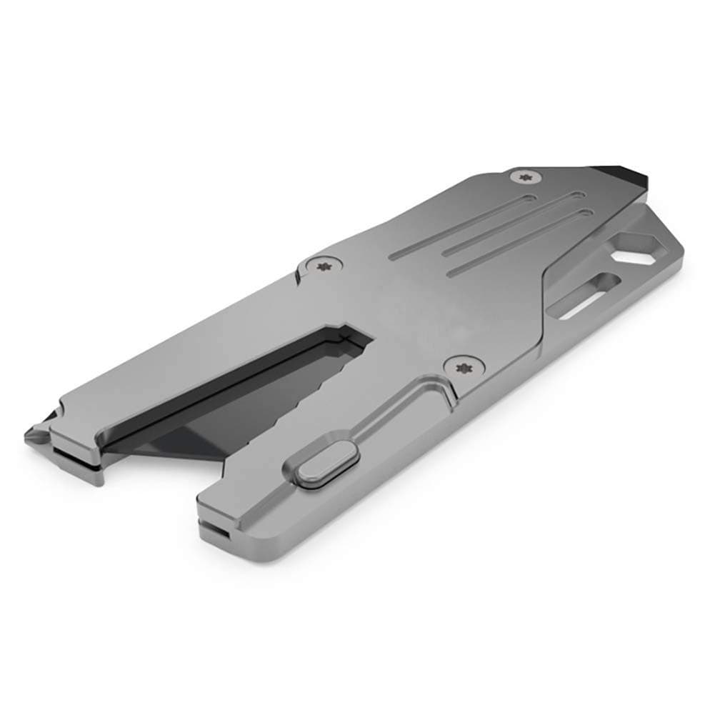 Multitool Card Wallet Tools - 16 in 1 Multi Tool Credit Card Size Survival Pocket Tools Toolcard Wrench Bottle Opener Outdoor tool Hand Tools Stainless Steel (Silver）