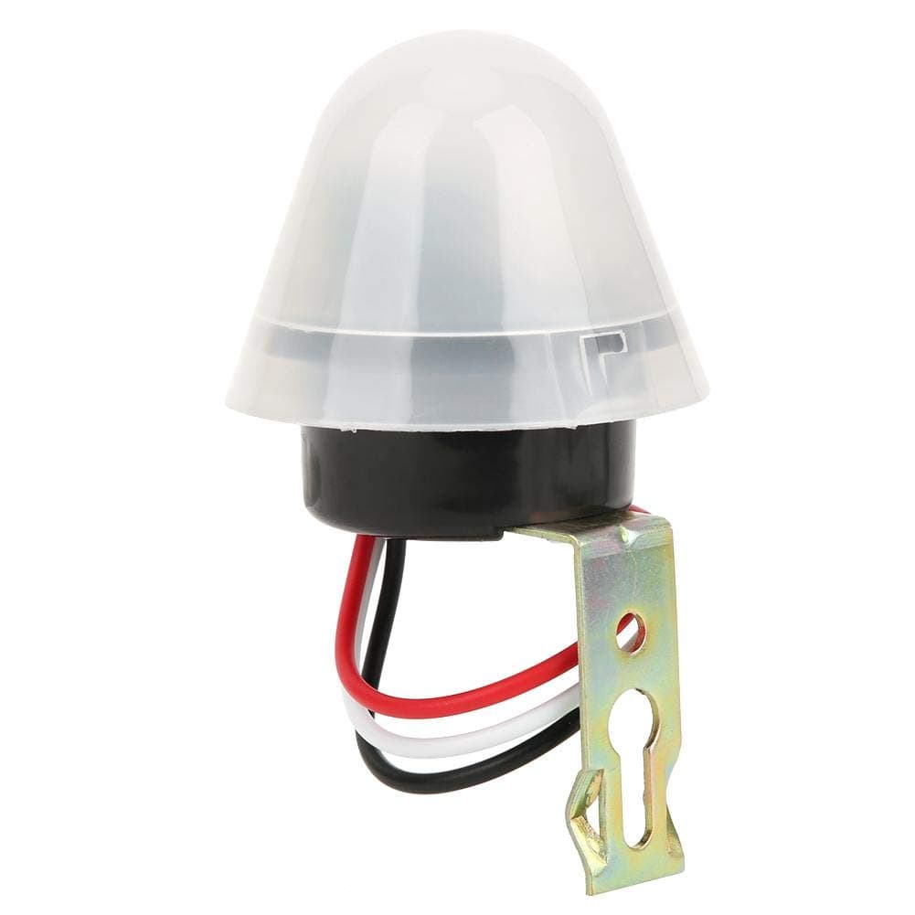 Control Switch Photo Sensor, Automatic Auto On Off Street Light Switch for Factories Gardens, 220V Sensor Photo Control