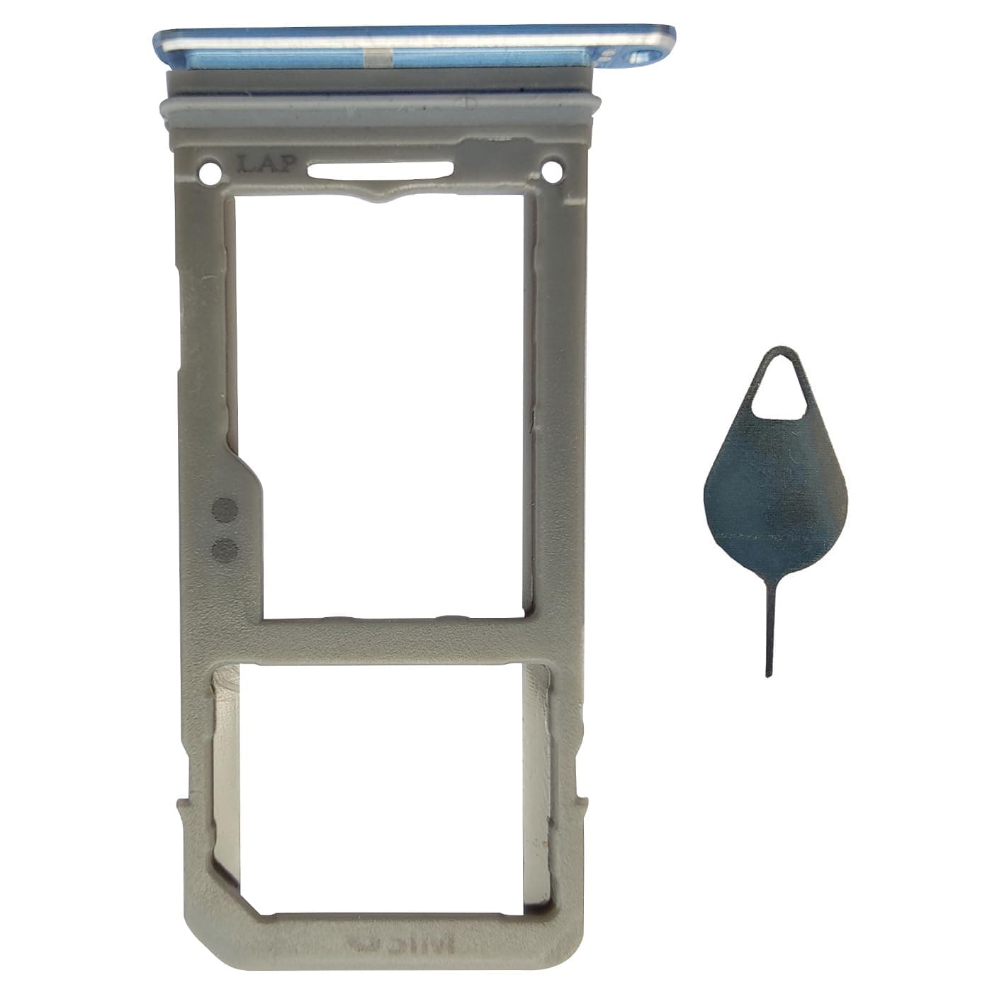 Ubrokeifixit Galaxy S8/S8 Plus Micro SD Card Slot Single Sim Card Tray Holder Replacement for Samsung Galaxy G950/G955 - Blue