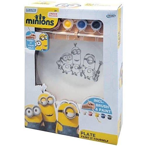 Despicable Me Minions Paint It Yourself Plate Set