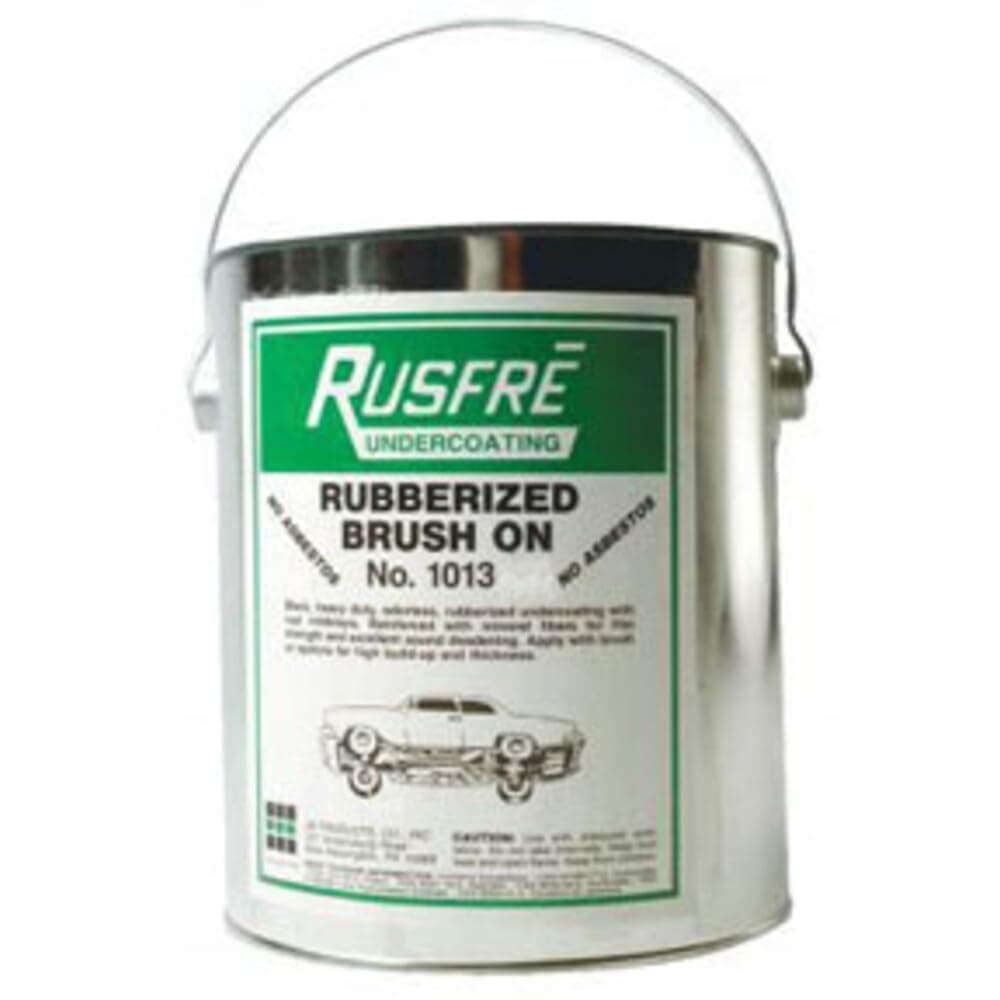 RUS-1013 Brush-on Rubberized Undercoating, 1-gallon, black