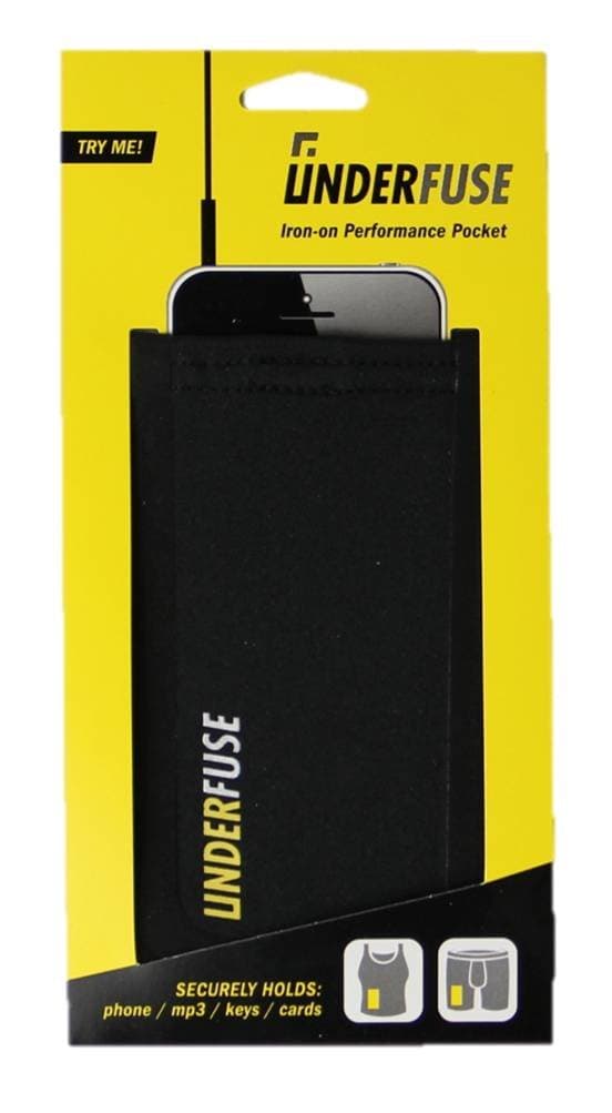 UNDERFUSE Iron-on Performance Pocket (Fits iPhone Models 5 & Older)