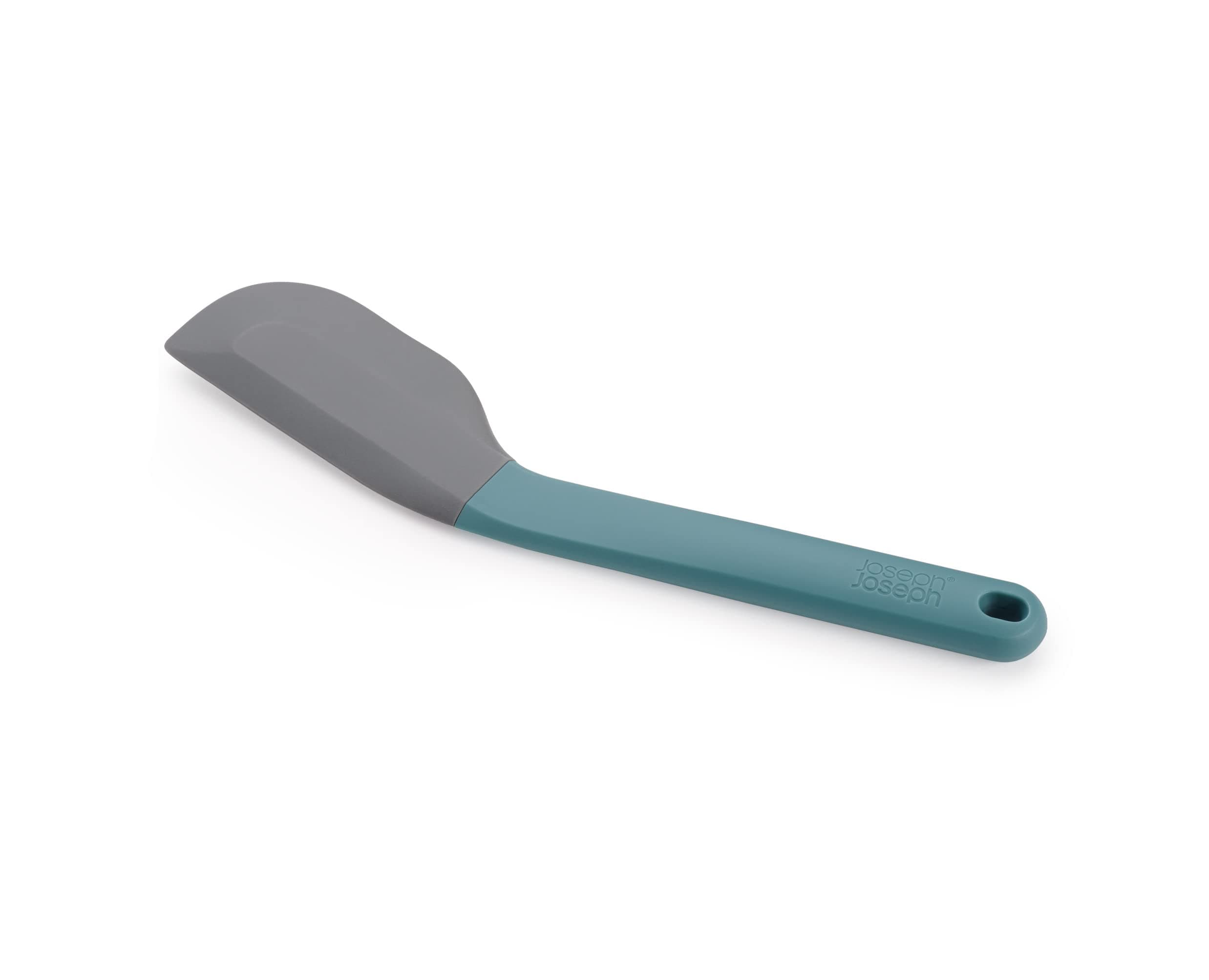 Duo Kitchen Non-Stick Silicone Spatula for Cooking with Angled Head, Shaped for Mixing Bowls, Opal