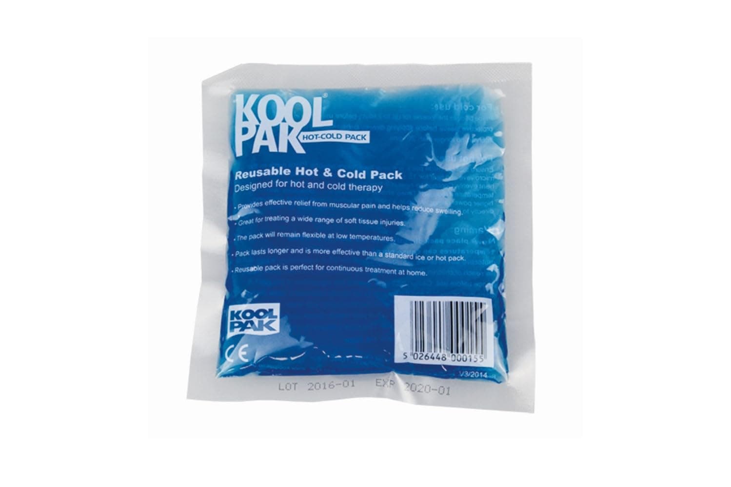 Koolpak Reusable Hot and Cold Pack - 13 x 14cm - 1 Pack