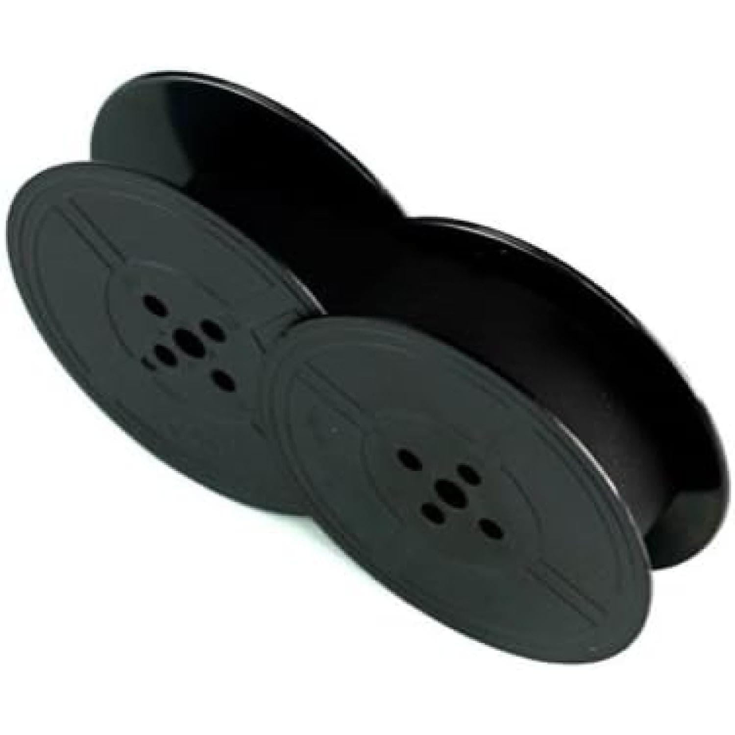Black Universal Typewriter Ribbon Twin Spool Typewriter Ribbon Twin Spool Replacement Pack for Most Typewriter Impact and Dot Matrix Computer Printer Ribbons