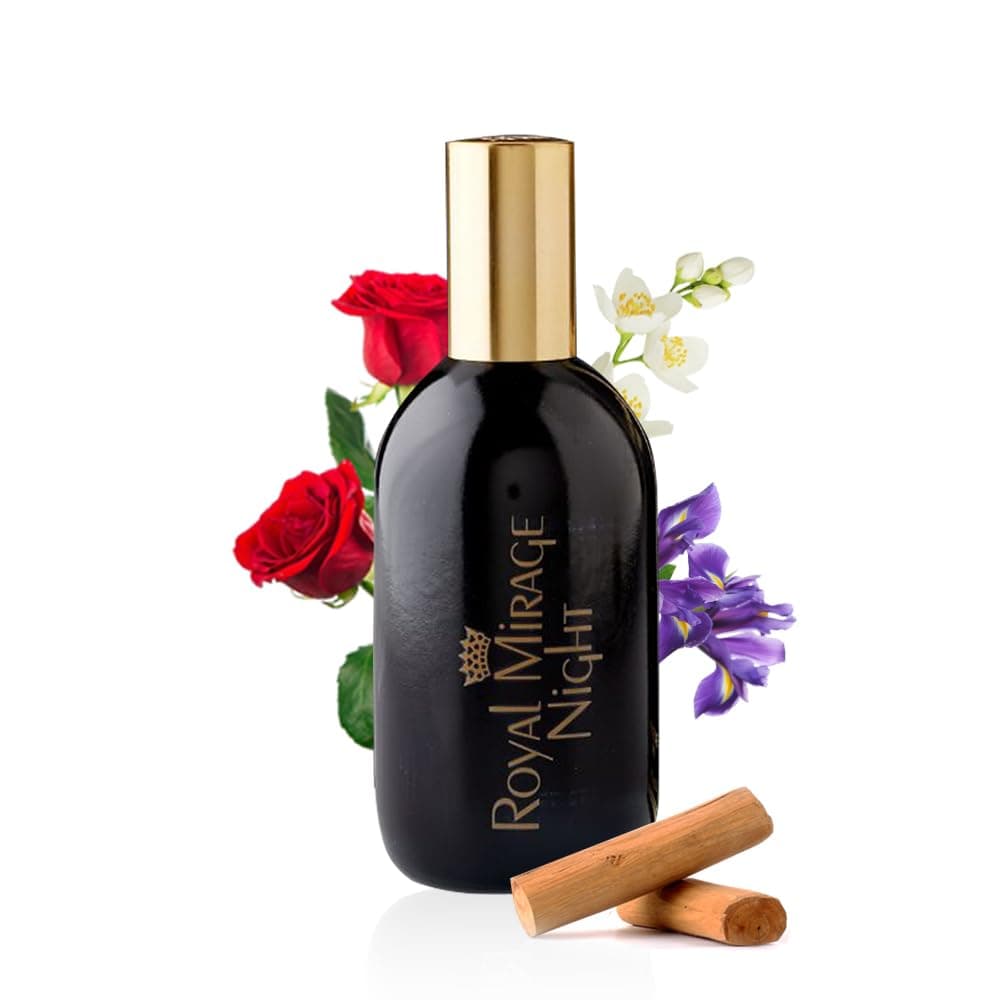 Night Eau De Cologne for Men | Long-Lasting Perfume | Refined Nocturnal Fragrance | Fresh Greens, Floral & Musky Depth | Evening Versatility | Perfume for Man | 120ml