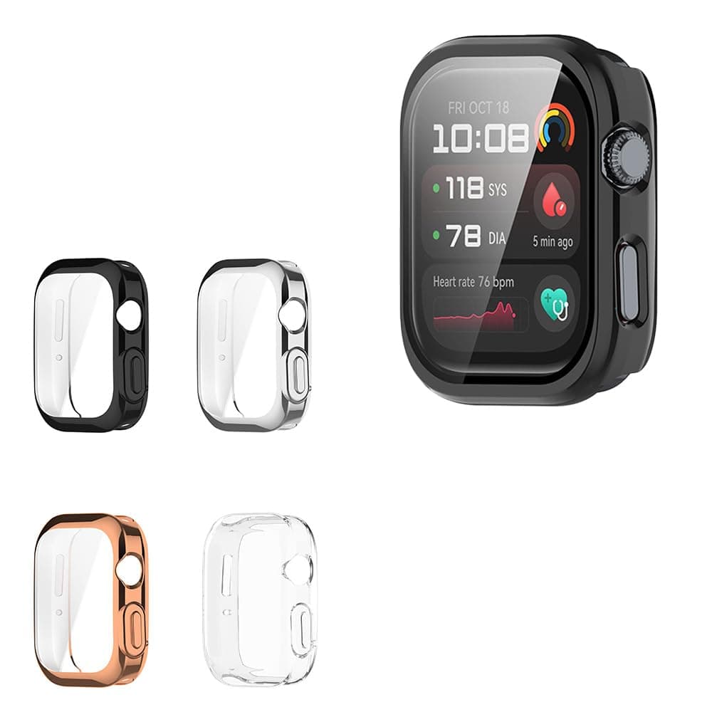 Silicone Watch Case Screen Protector Compatible with HUAWEI WATCH D2 Smartwatch,TPU HD Ultra-Thin Watch Cover (4 Packs)