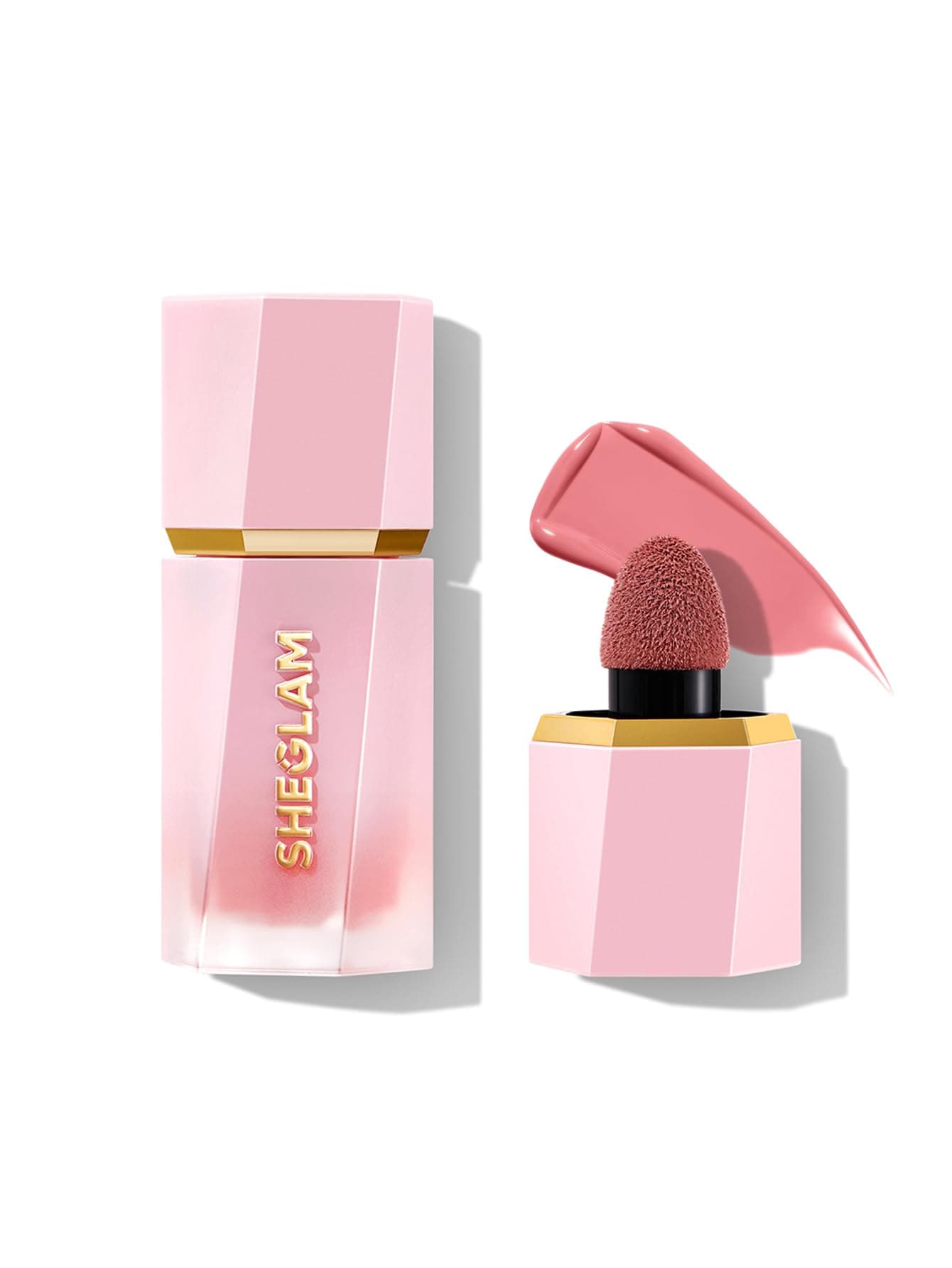 SHEGLAM (シーグラム) Color Bloom Cheek Liquid Blush Matte Makeup Texture (Real Deal)