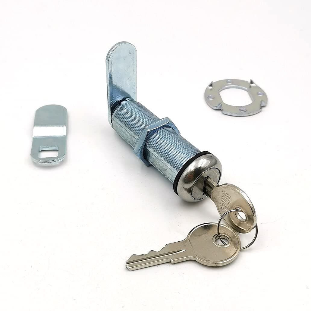 Milcraft Extra-Long RV Cam Lock With 8025 Key Code, 2 Inch Weather Resistant for RV, Thick Drawer, and Compartment Door, Replacing CH751