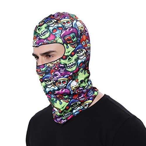 Stretch Fit Balaclava Mask- Quick-Dry Mesh Face Mask - Windproof Motorcycle, Cycling Bandana Outdoor Sunproof Climbing Head Mask (BB-03)