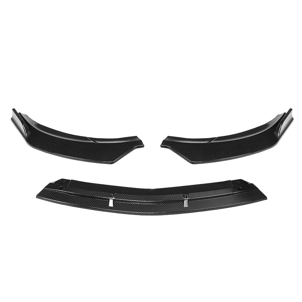 WANGXL Front Spoiler Lip, Front Bumper Spoiler For CLA-Class W117 2016-2020, Flexible Car Modified Front Bumper Diffuser Spoiler Lip Splitter Fins