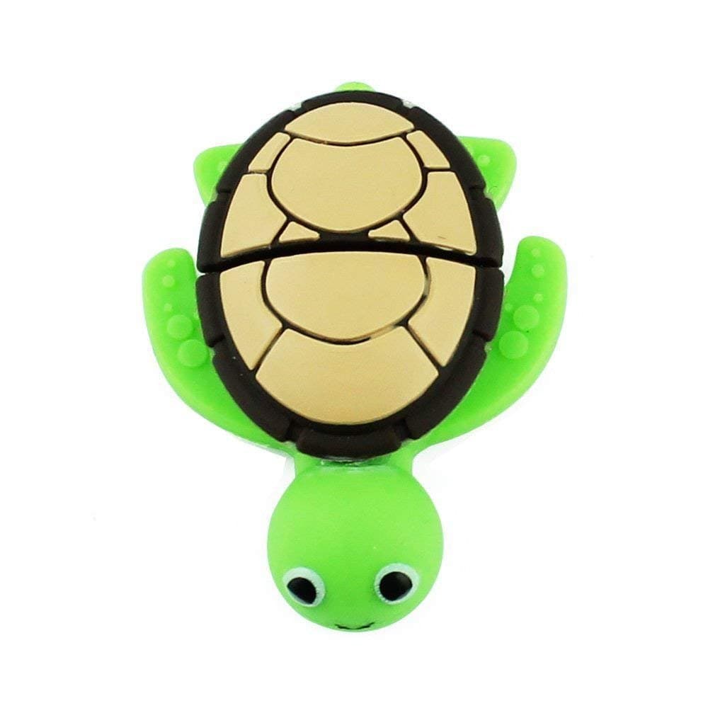 Novelty Tortoise Shape Design 16GB USB 2.0 Flash Drive Cute Memory Stick Sea Turtle Thumb Drive Data Storage Pendrive Cartoon Jump Drive Gift (tortoise-16GB)