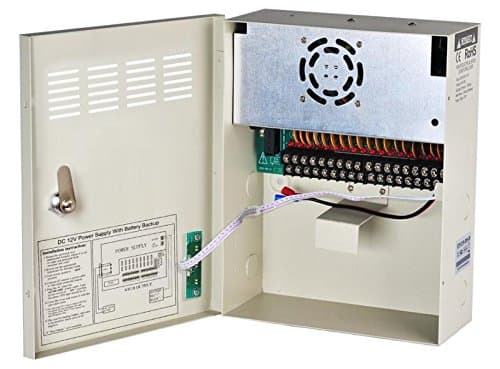 Ares Vision Back Up/UPS CCTV/LED Power Supply Box (18 Port, Without Battery)