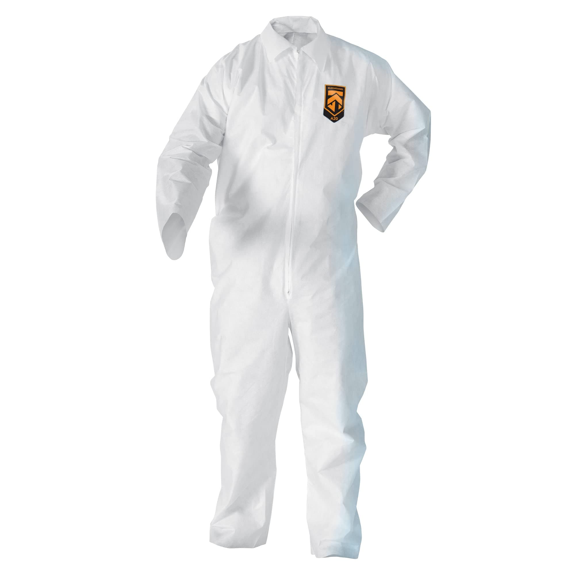 A20 Elastic Wrist and Ankle Coverall, Large, REFLEX Design, Zip Front