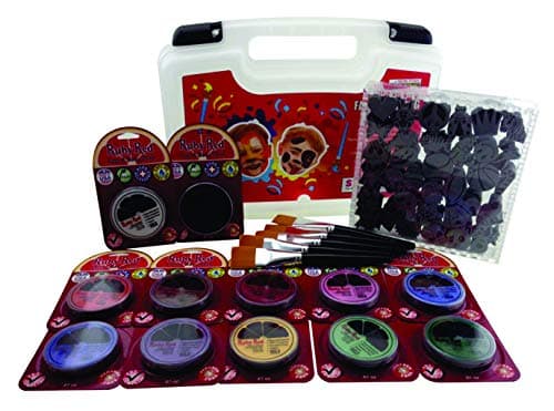 Ruby Red Paint, Inc. PROSTAMP Professional Stamp-Face Painting Kit, 14x11x3.5, Colors