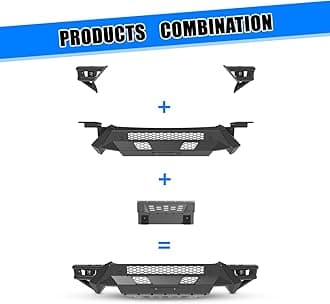 Nixon Offroad Skid Plate for Nixon Offroad 2019 2020 2021 2022 2024 Ram 1500 (Exclude Rebel Model) Front Bumper, Front Engine Transmission Guards Off- Road Splash Shield, Black
