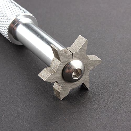 Craftsman Golf Easy for USE Groove Sharpener with 6 Heads 3U 3V - Golf Club Groove Sharpener, Re-Grooving Tool and Cleaner - Tool for All Irons - Suitable for U & V-Grooves