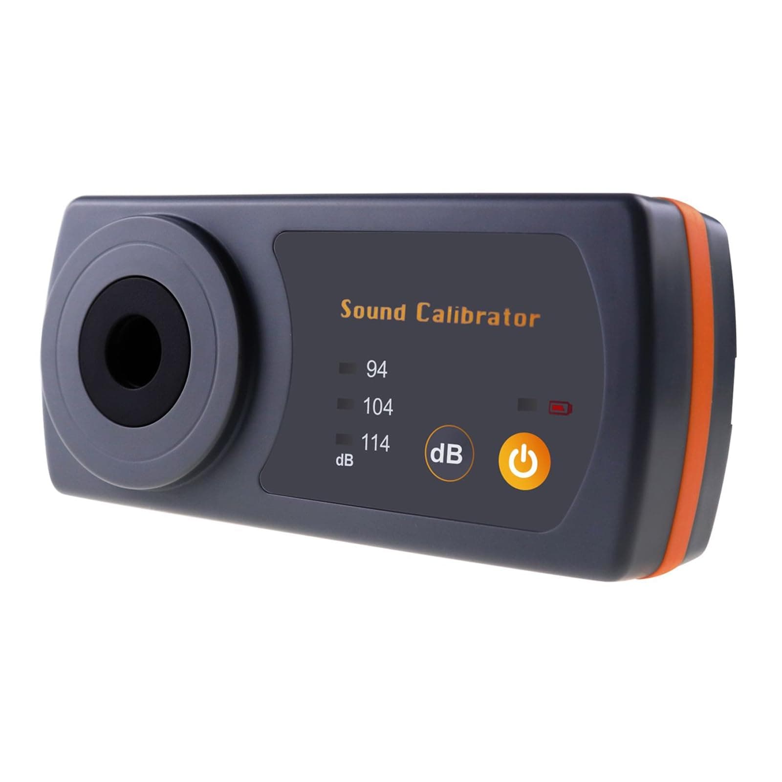 Sound Level Meter Calibrator, Precise Decibel Meter Calibrator with 3 Calibration Level 114dB & 94dB & 104dB, Professional Sound Pressure Level (SPL) Calibrator for Sound Level Meters