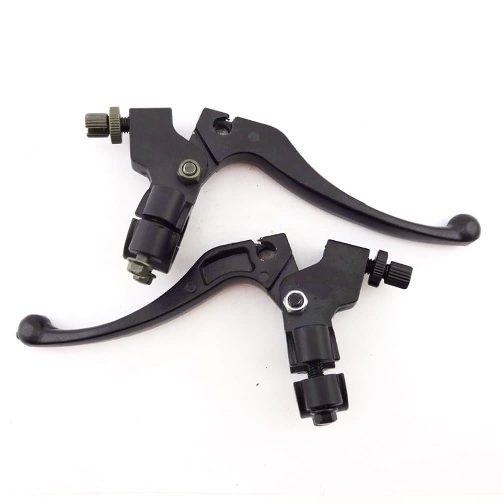 DFuerdivn 7/8" Left Right Clutch Brake Handle Levers Perch for XR80 XR100 CRF80 CRF100 Pit Dirt Motor Bike Motocross Motorcycle