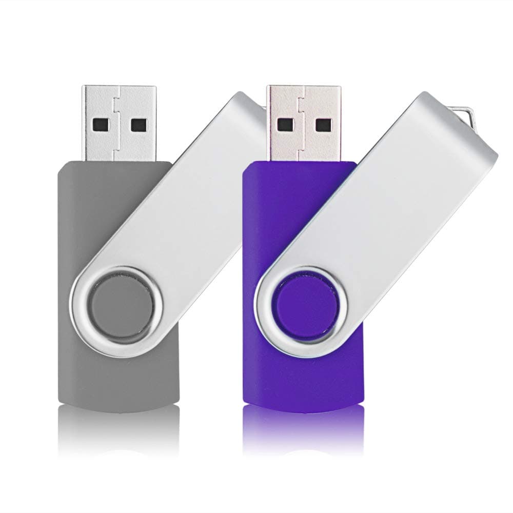 USB Flash Drives 32GB Folding USB 2.0 Flash Thumb Drives Pack of 2