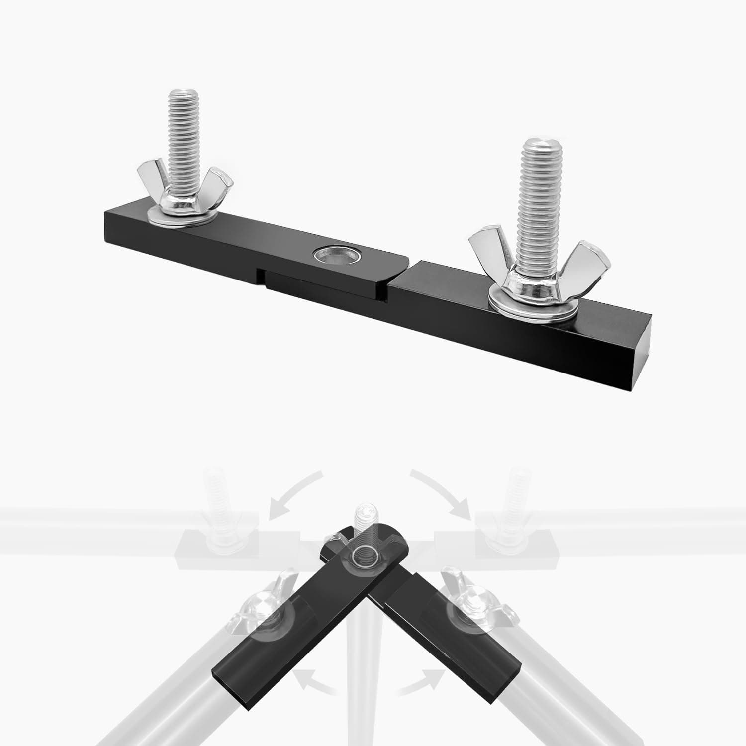 Julius Studio 360° Angle Rotation Crossbar Extend Connector Backdrop Stand Pivot Hinge Position Locator, JSAG806