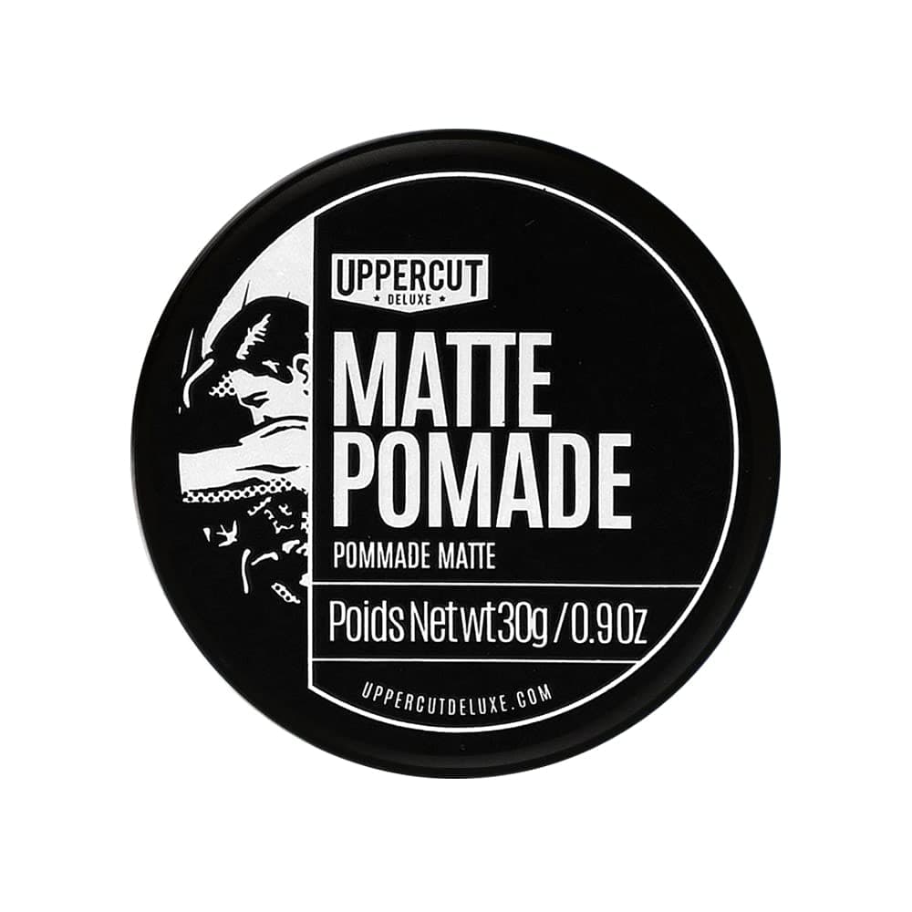 UPPERCUT DELUXE MATT POMADE - Medium hold, non-glossy, water-based, matte hair styling product that is easy to wash away and no residue.30g
