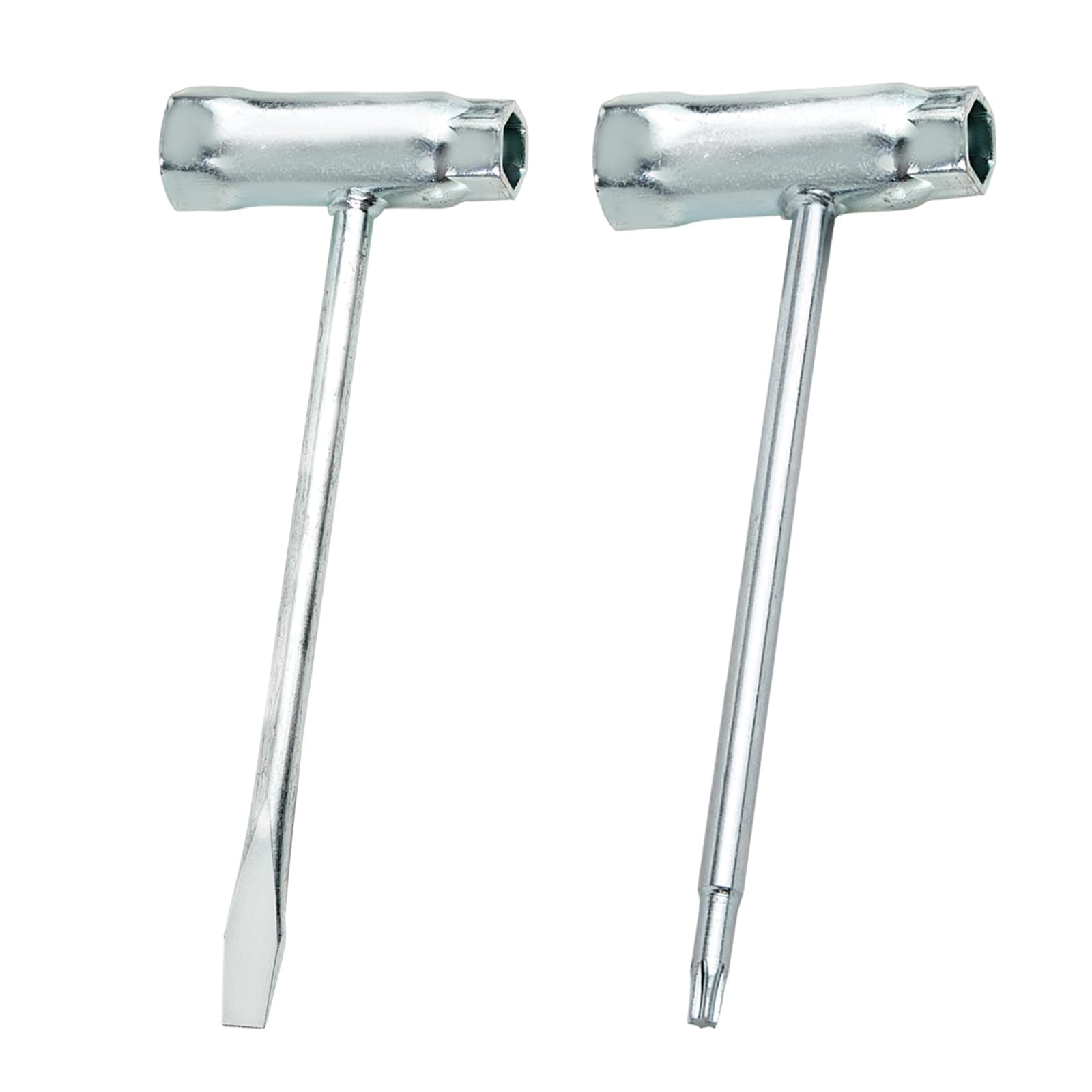 2pack Chainsaw Tool Set, Combination 13 x 19 mm Chainsaw T-Wrench Scrench & T27 Screwdriver for Stihl Makita Husqvarna Dolmar Partner Echo Jonsered Poulan John Deere Chainsaws