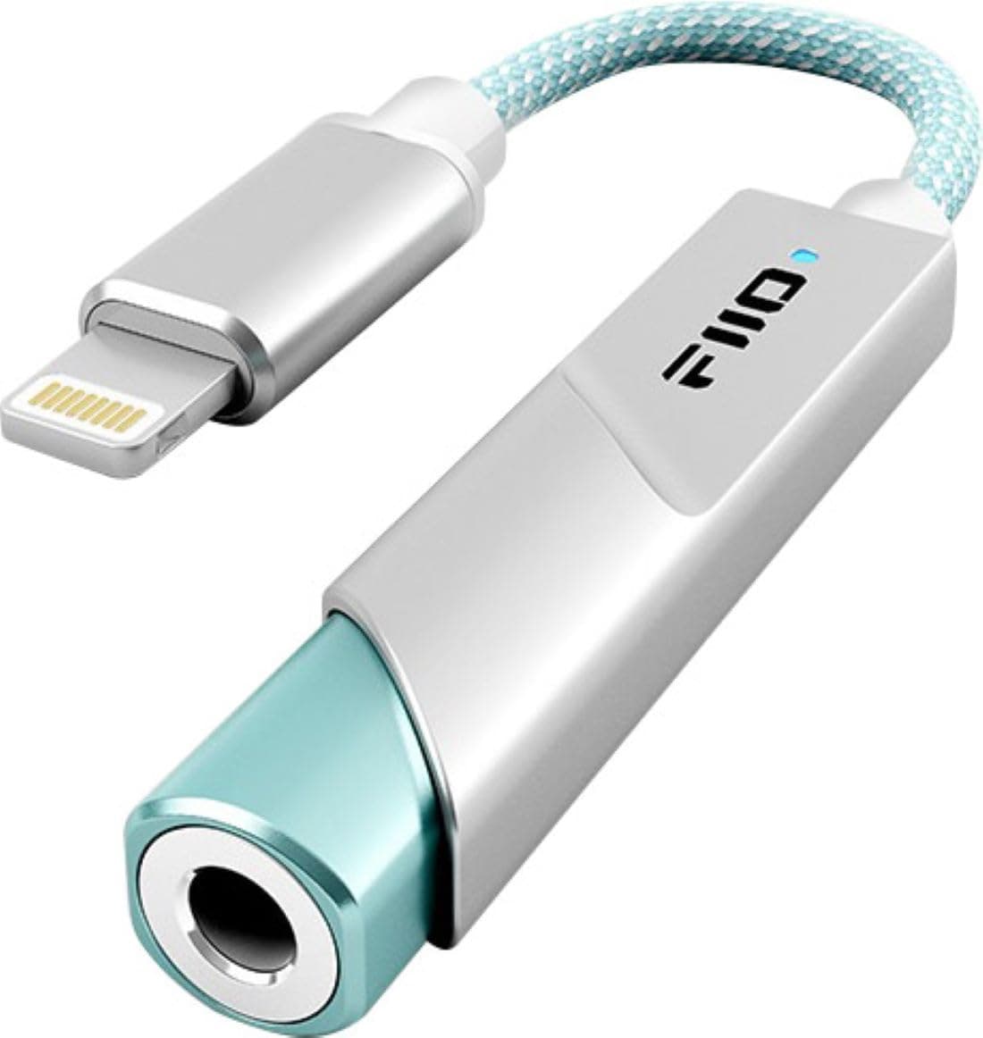 KA11 USB Dongle DAC and Amp (Lightning, Silver)