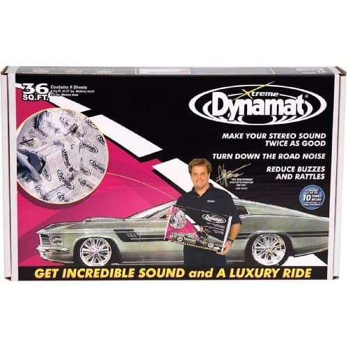 Dynamat 10455 18" x 32" x 0.067" Thick Self-Adhesive Sound Deadener with Xtreme Bulk Pack, (Set of 9) New Gadget