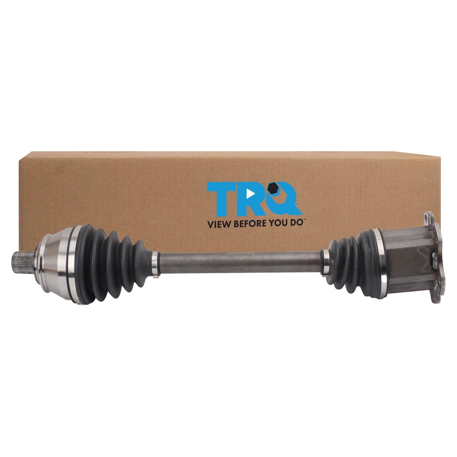 TRQ Front CV Axle Shaft Assembly Compatible with 06-11 Audi A6 07-10 A8 Quattro