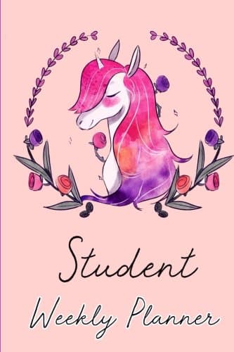 Student Weekly Planner: Student Academic Planner Weekly Large 6x9 inches 100 pages with template for week plan and to do list for write in your Planner.