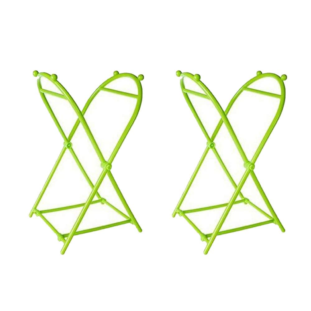 CROING (2 pcs Folding Trash Bag Holder, Folding Trash Bag Stand, Portable Trash Bag Stand, Trash Bag Holder for Camping