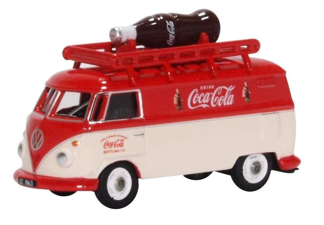 Oxford Diecast 76VWS007CC Volkswagen Split Screen T1 Van Bottle Coca Cola