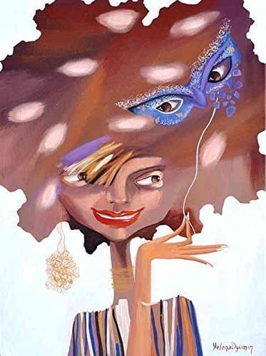 The mask - Abstract Figurative Creative Original painting