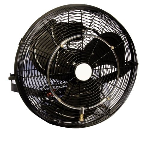 67018-RING Wall or Ceiling Mount Misting Fan, 18-Inch
