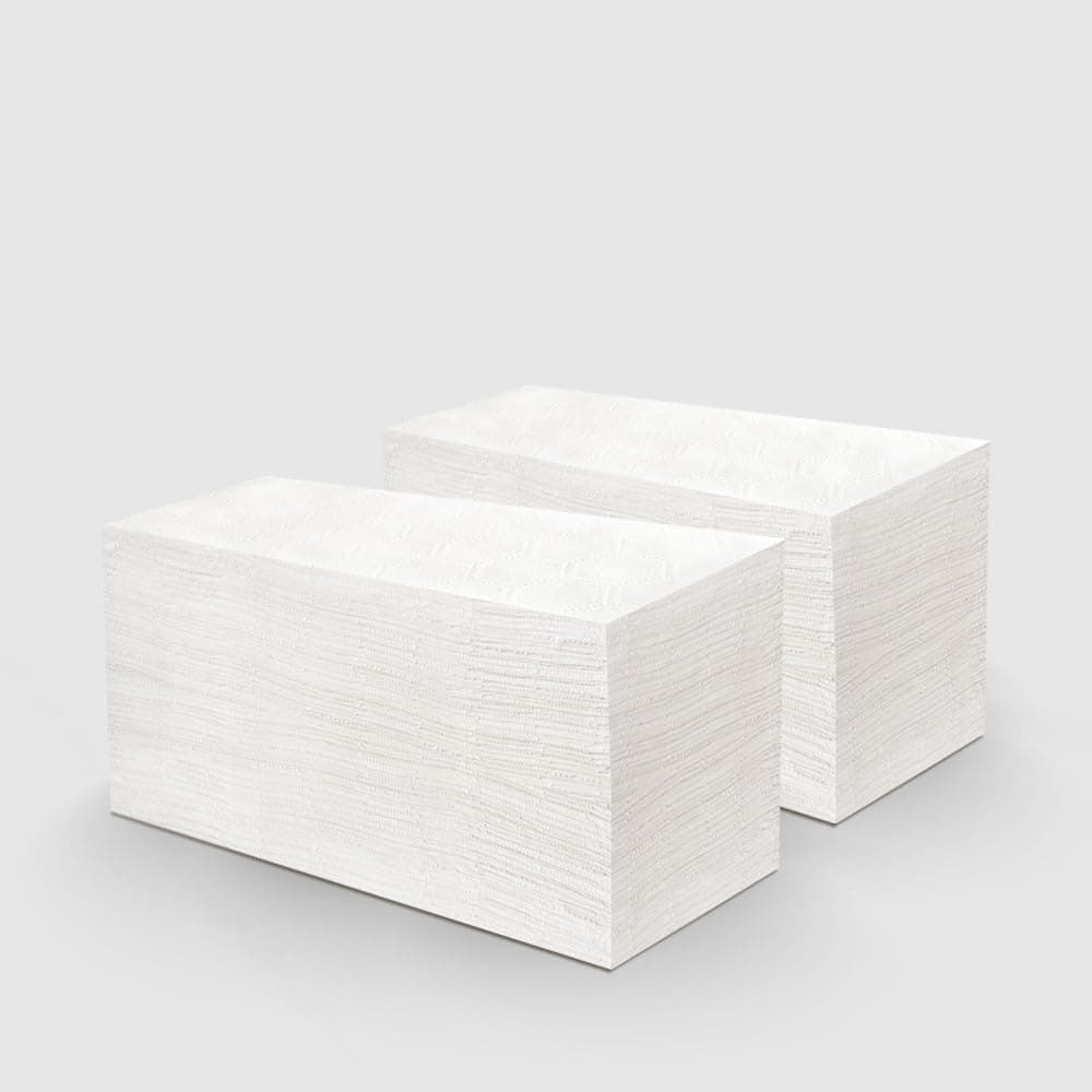 Interfold Hand Towel Tissue - 150 Sheets, 21x22 cm - inetrfold tissue Ideal for Kitchen, dinner napkins, table napkins and Bathroom Use- Pack of 8, 1200 sheets