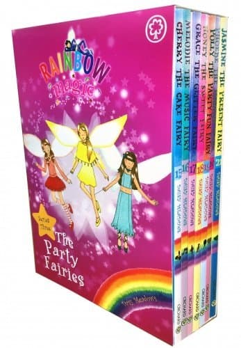 Rainbow Magic Party Fairies Collection 7 Books Pack Set