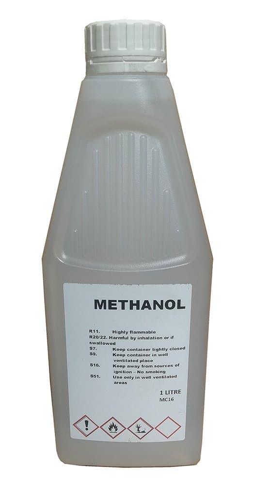 Azure Methanol Pure 99.85% ACS Methyl Alcohol Common Laboratory Solvent - 1L