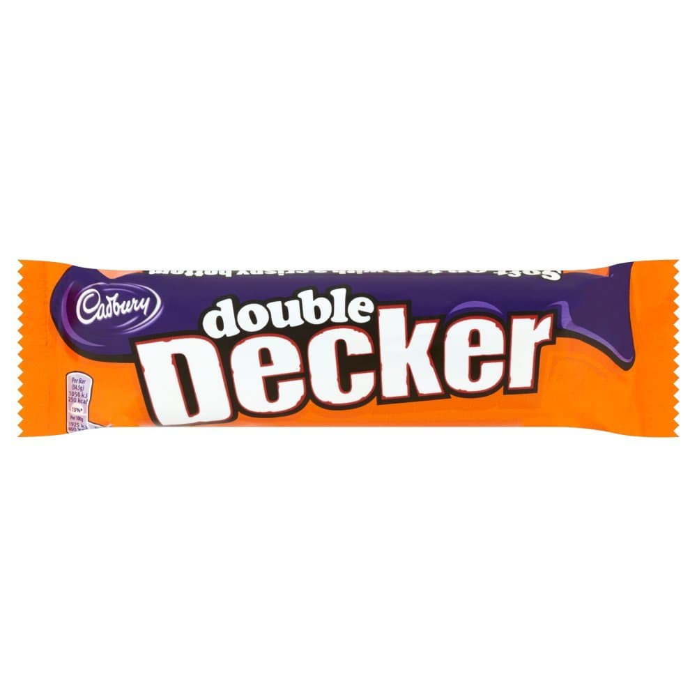 Cadbury Double Decker Chocolate Bar, 54.5 g
