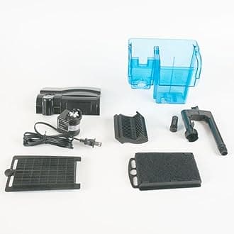 Penn-Plax Cascade 150 Power Filter – Hang-On Filter with Quad Filtration – Great for Freshwater and Saltwater Setups