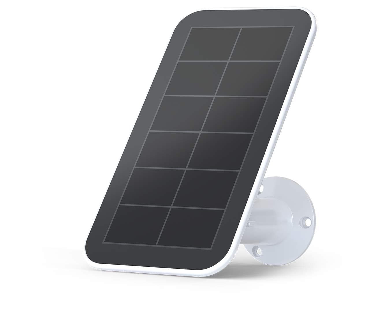 Arlo Solar Panel Charger (2018 Released) - Arlo Certified Accessory - Works with Arlo Ultra, Ultra 2, Pro 3, Pro 4 and Pro 3 Floodlight Cameras, Weather Resistant, 8 ft Power Cable, White - VMA5600